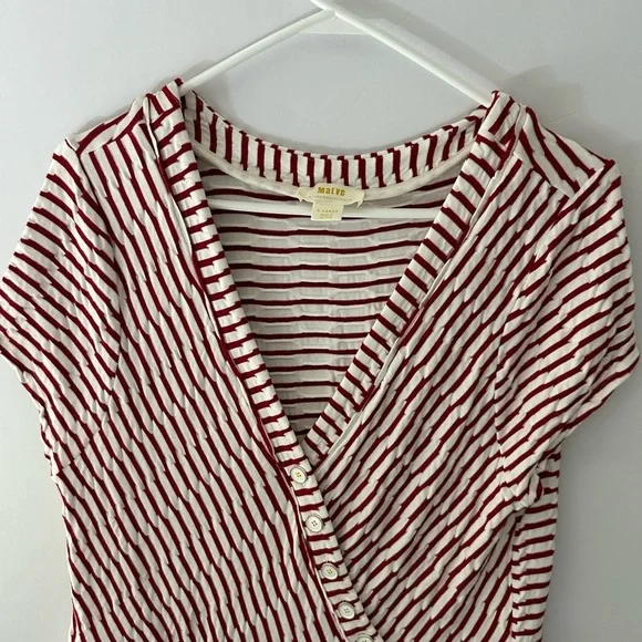 Anthropologie Maeve Paladino Textured Wrap Dress Size XL - Picture 4 of 8